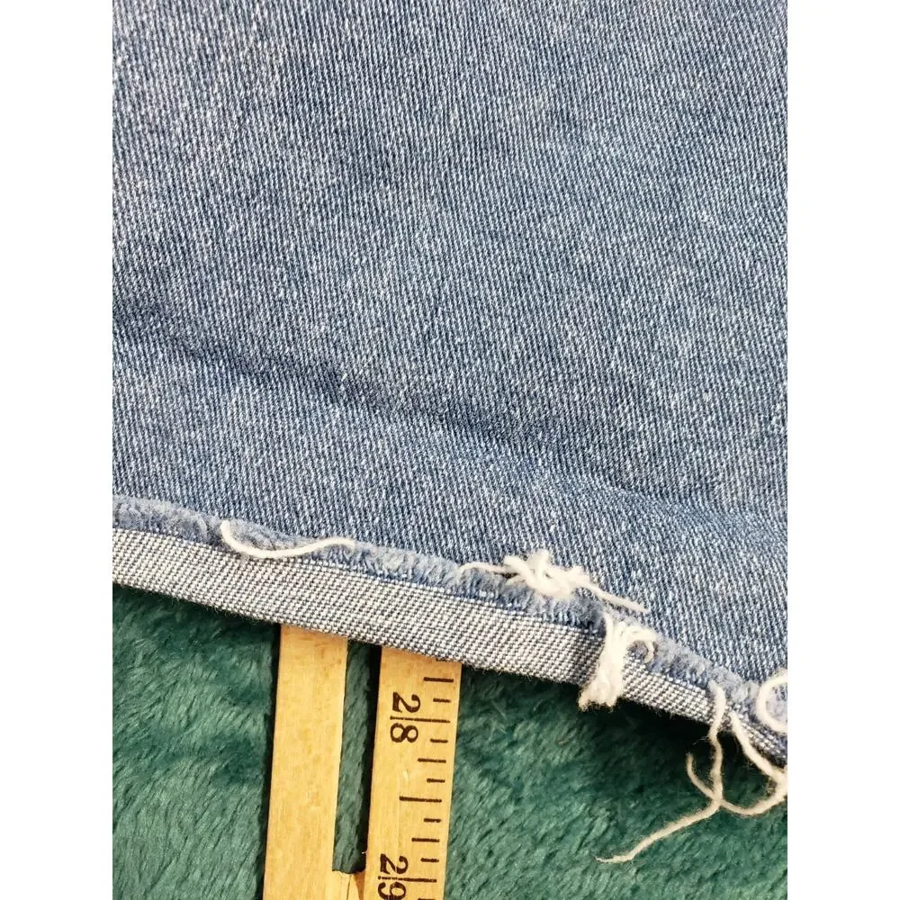 Loft Jeans Size 6 Petite Women Blue Pants Denim Stretch Mid Rise Flared Wide Leg